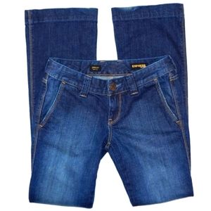 Express Womens Boot Cut Jeans - Blue